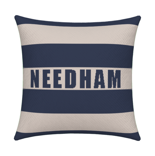 Needham Namesake: Striped Knit Pillowcase