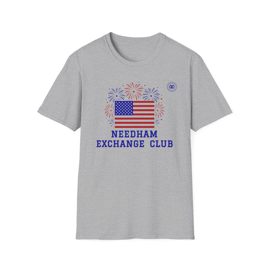 NEC + flag + fireworks: Classic Softstyle T-Shirt