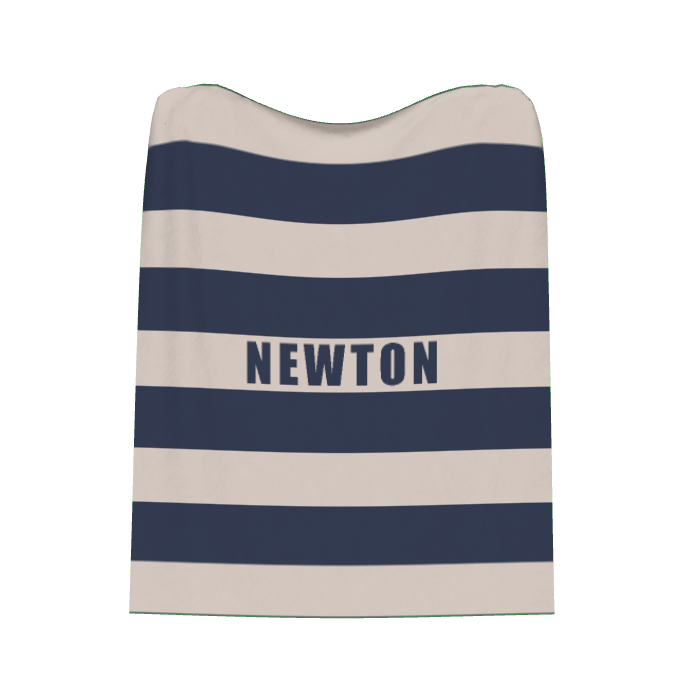 Newton Namesake: Striped Knit Blanket