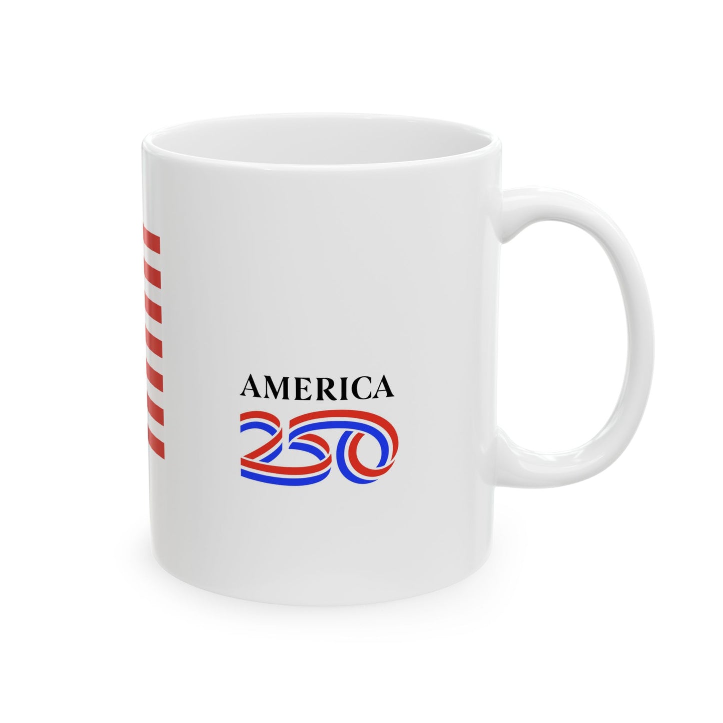 Flag + America 250: Ceramic Coffee Mug