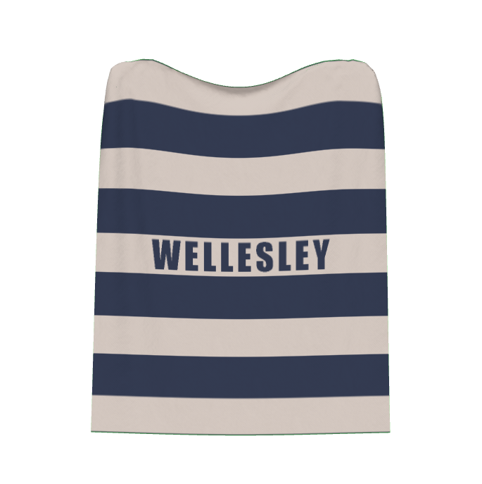 Wellesley Namesake: Striped Knit Blanket