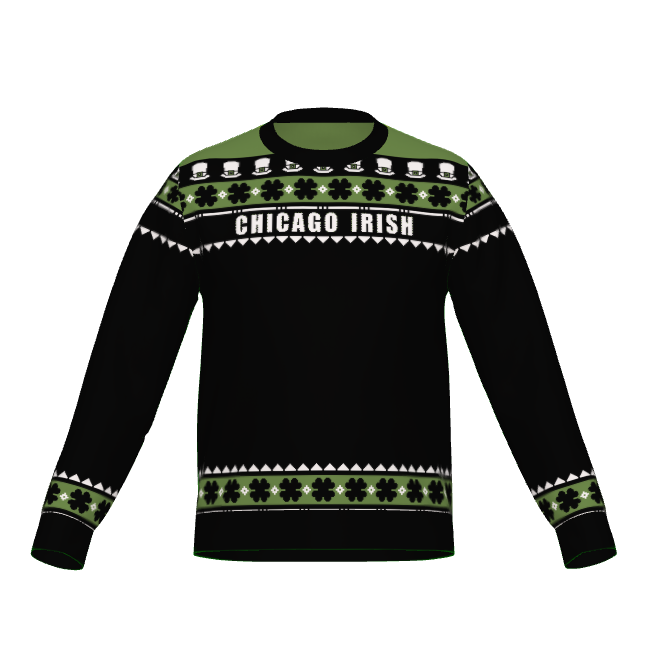St Patrick's Day: Classic Crewneck Sweater - Chicago Irish