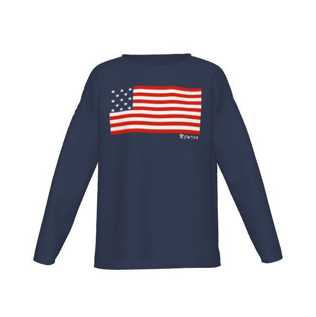 Newton Americana: Relaxed Fit Sweater