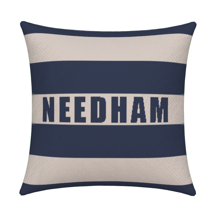 The Namesake: Striped Knit Pillow