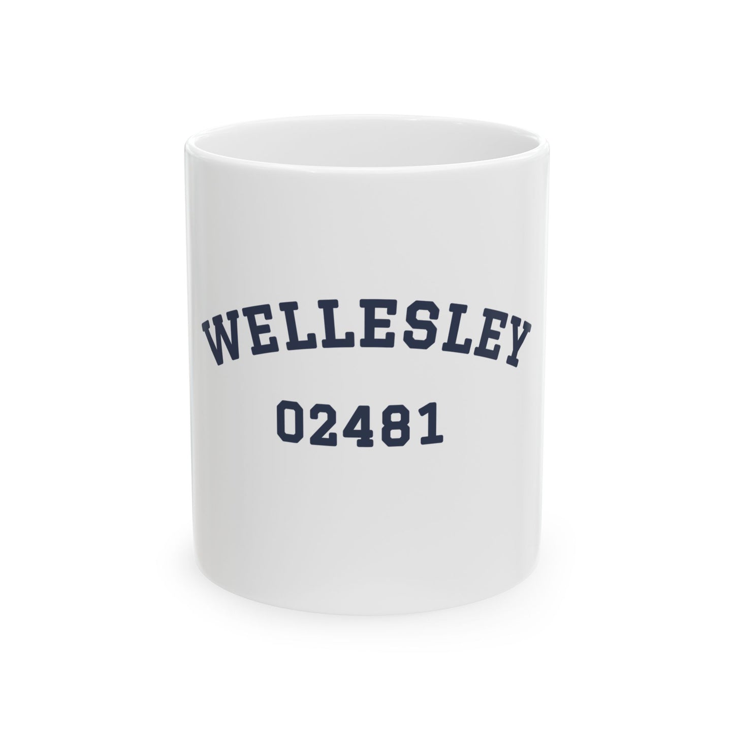 Wellesley 02481: Ceramic Coffee Mug