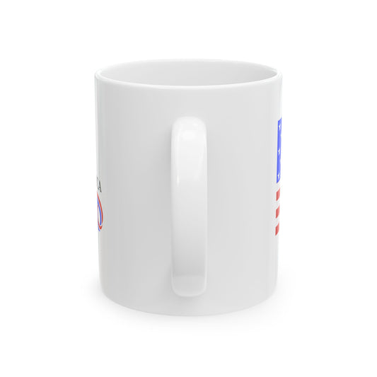 Flag + America 250: Ceramic Coffee Mug