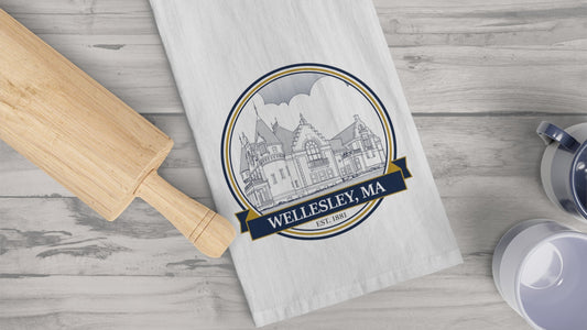 Wellesley Town Hall: Flour Sack Tea Towel