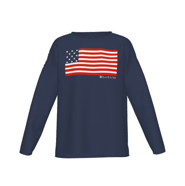 Wellesley Americana: Relaxed Fit Sweater