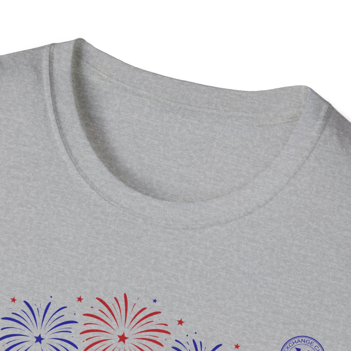 NEC + flag + fireworks: Classic Softstyle T-Shirt
