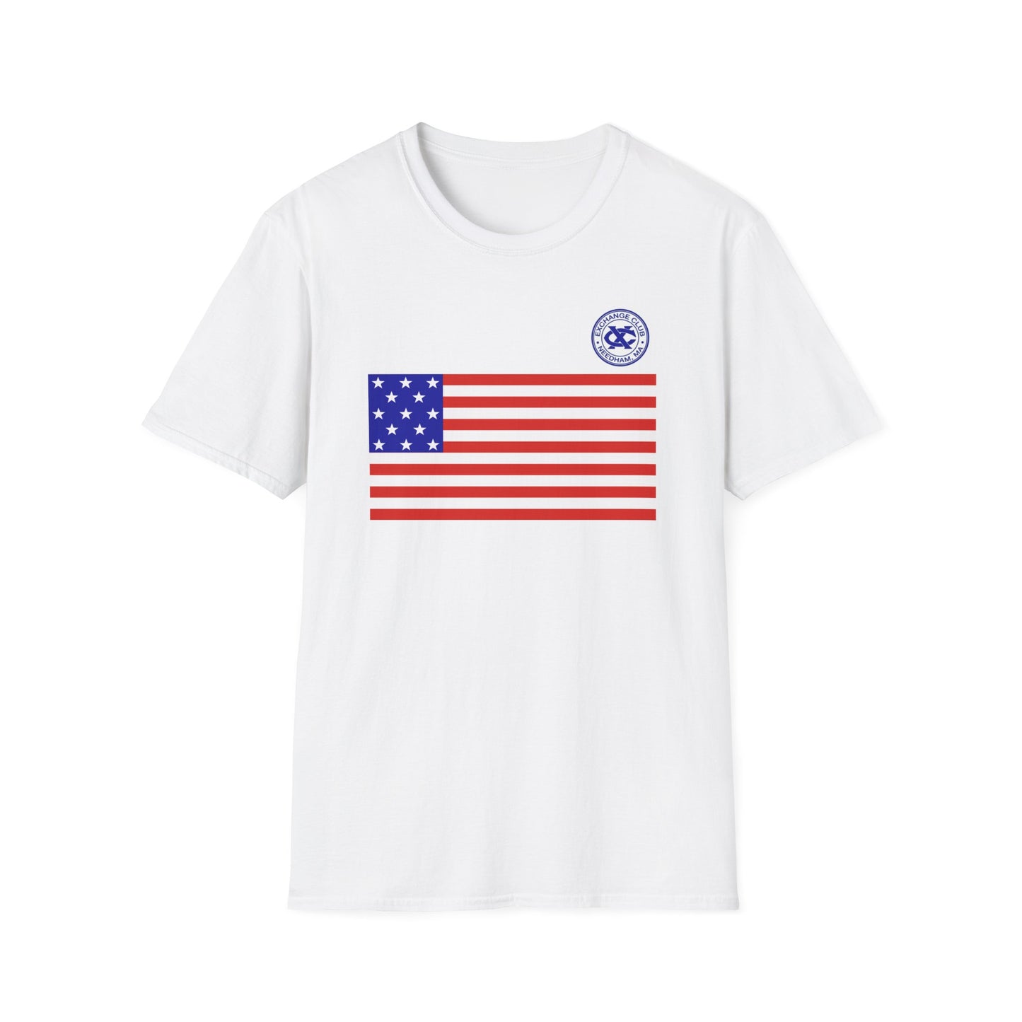 Flag + NEC logo: Classic Softstyle T-Shirt