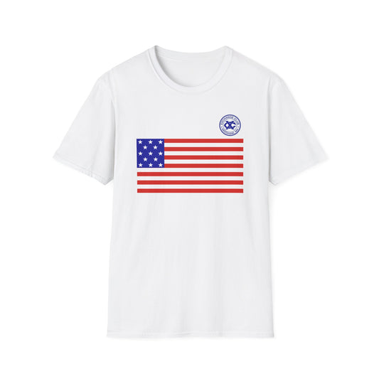 Flag + NEC logo: Classic Softstyle T-Shirt