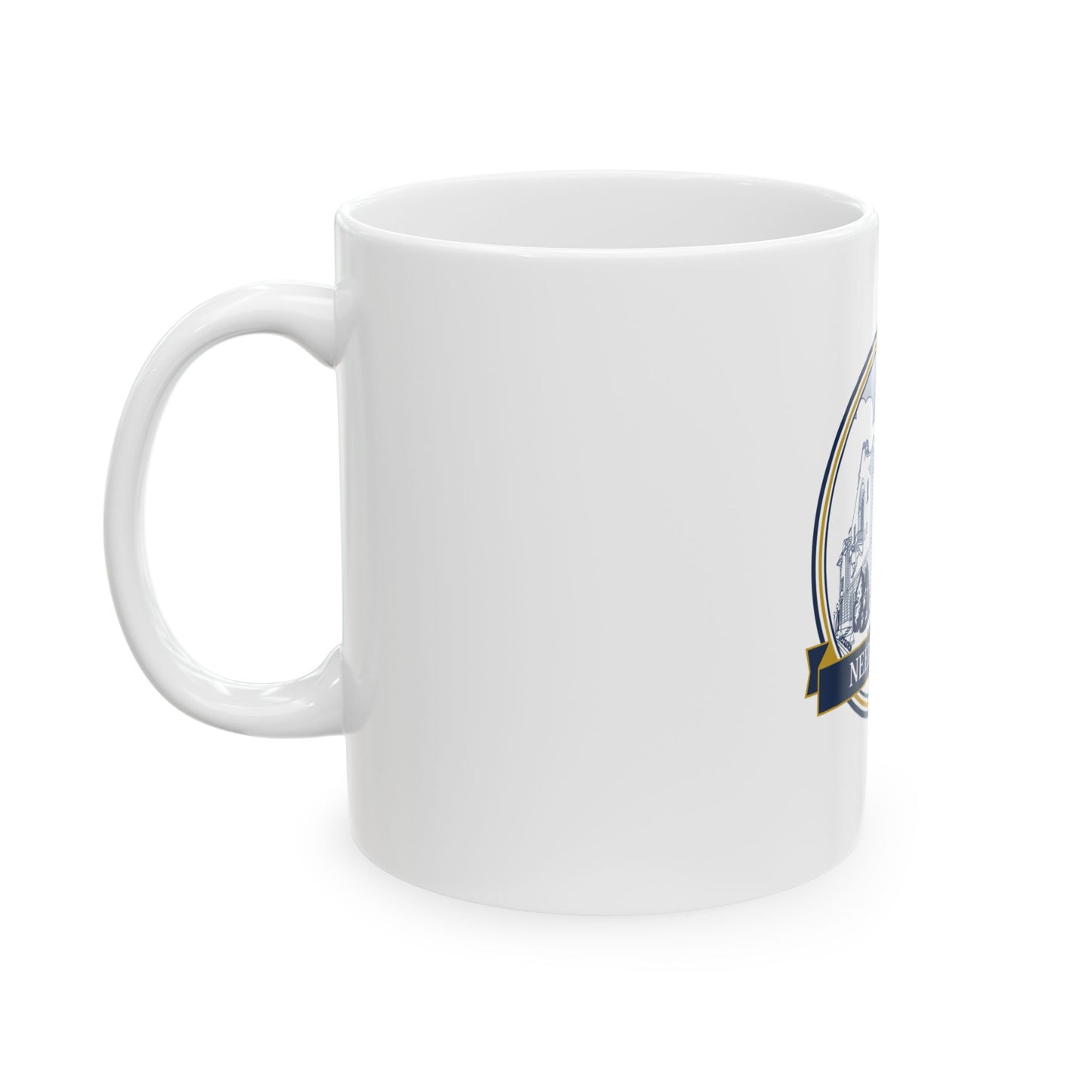 Needham Town Hall: Ceramic Coffee Mug