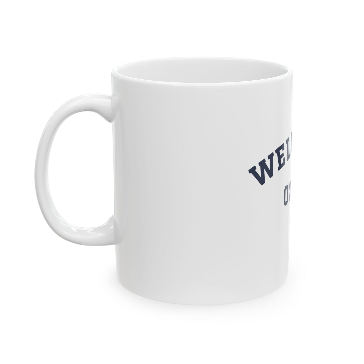 Wellesley 02481: Ceramic Coffee Mug