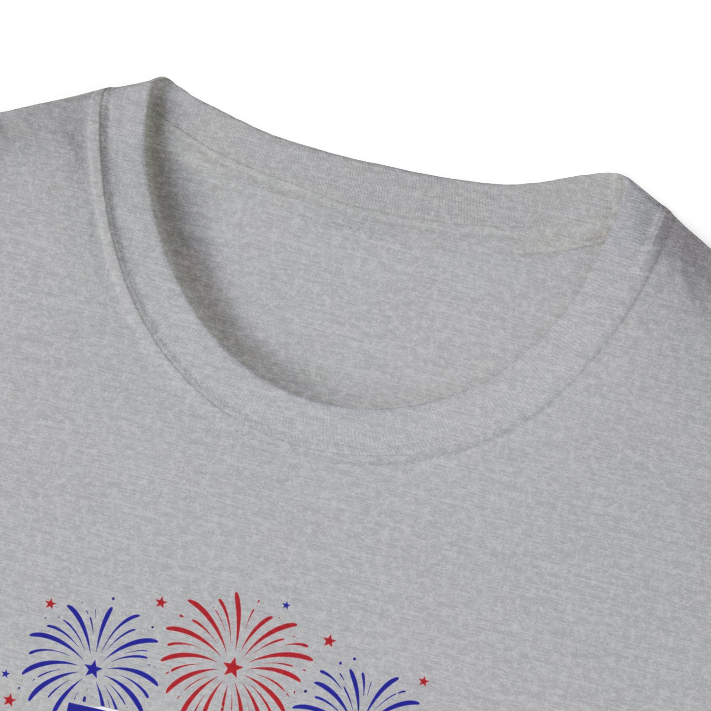 NEC + logo + flag + fireworks: Classic Softstyle T-Shirt
