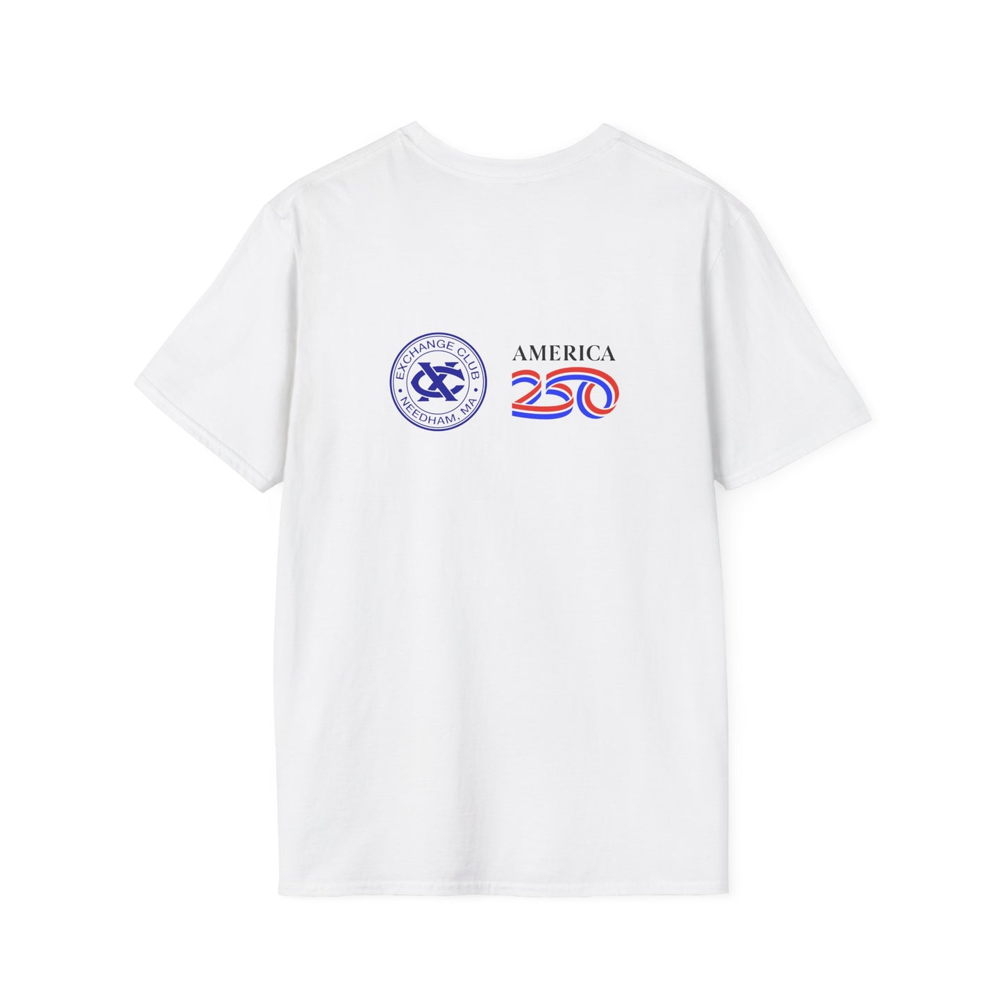 NEC + flag + fireworks (no logo): Classic Softstyle T-Shirt