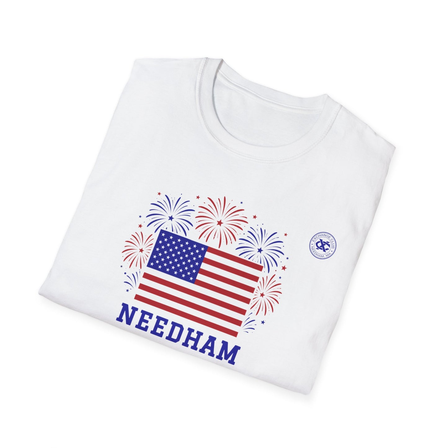 NEC + flag + fireworks: Classic Softstyle T-Shirt