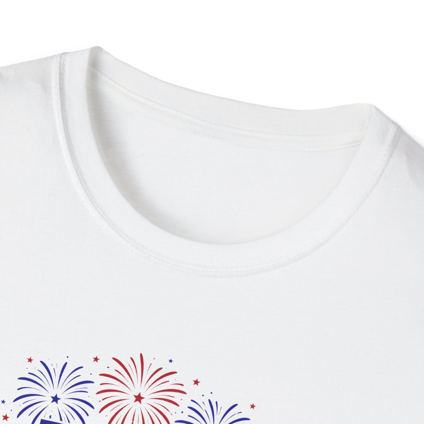 NEC + logo + flag + fireworks: Classic Softstyle T-Shirt