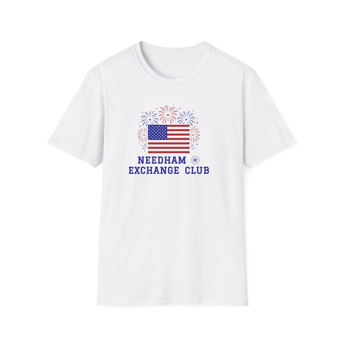 NEC + logo + flag + fireworks: Classic Softstyle T-Shirt