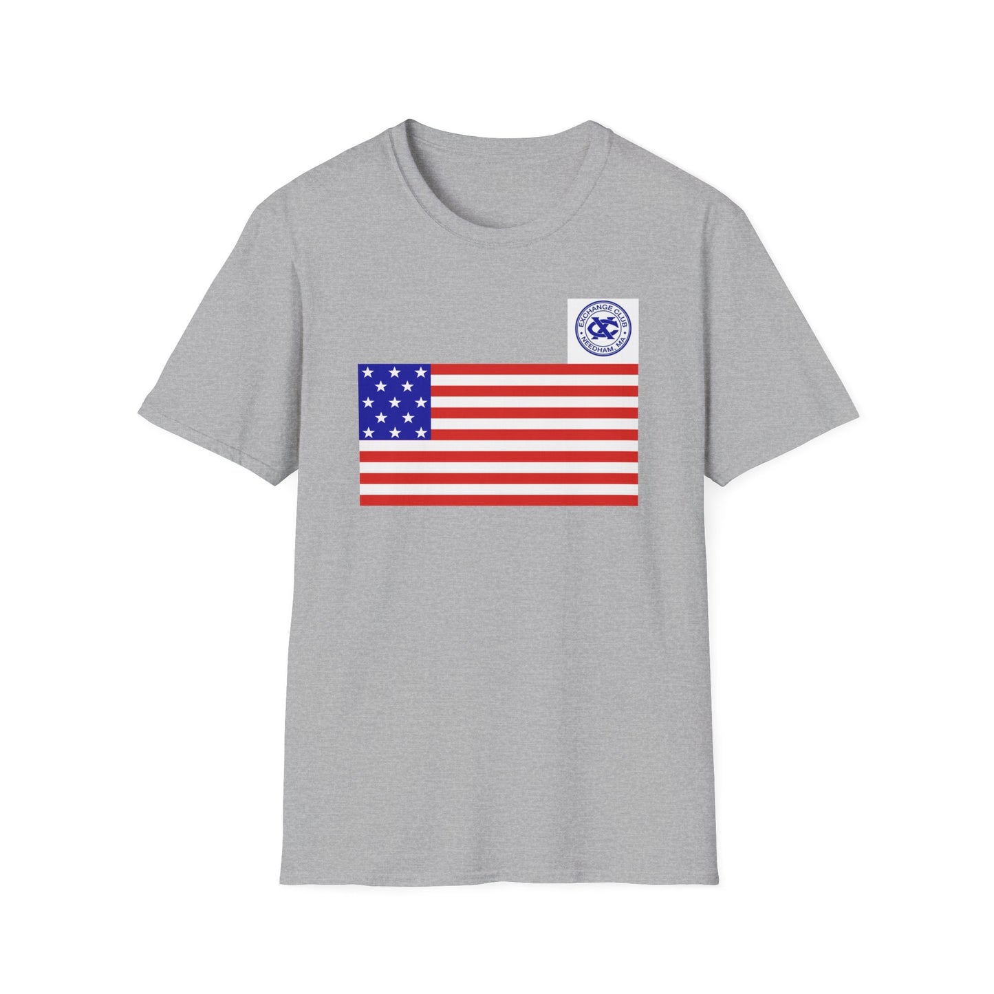 Flag + NEC logo: Classic Softstyle T-Shirt