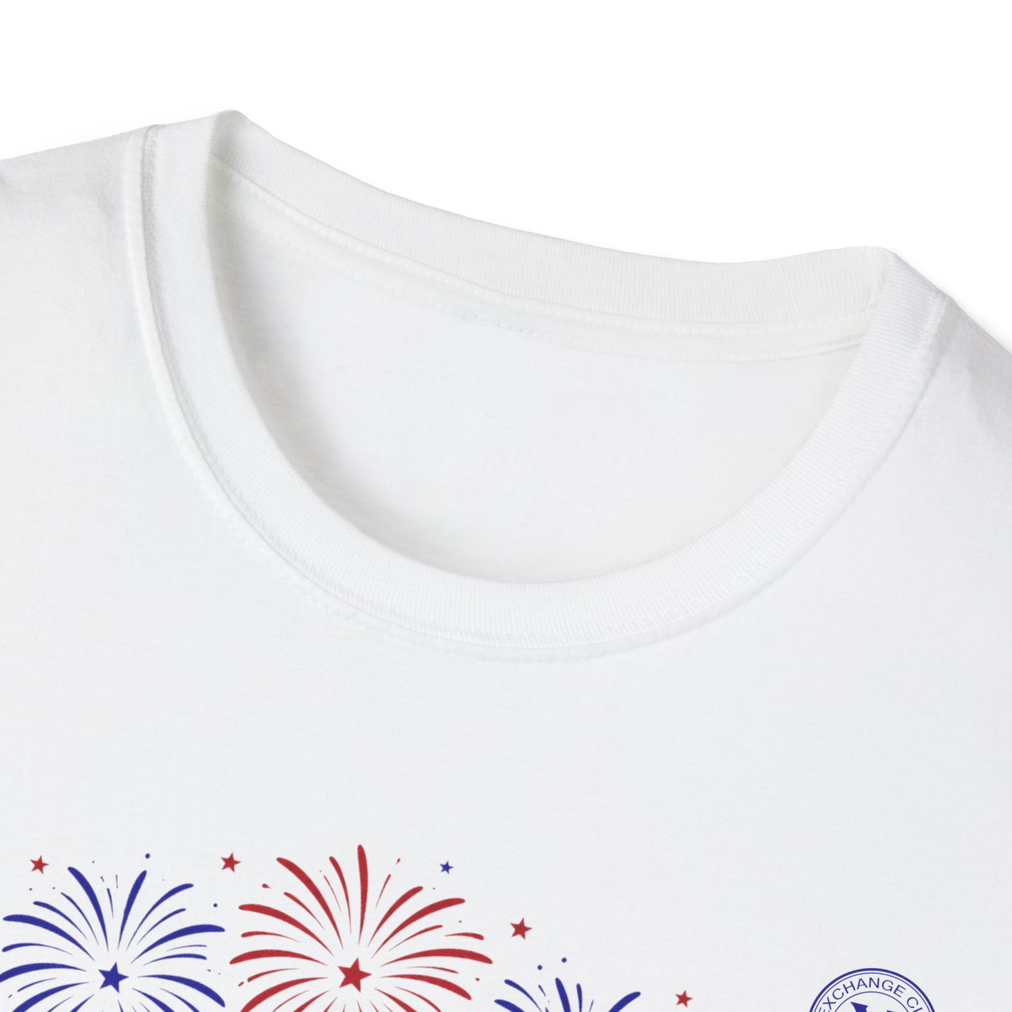 NEC + flag + fireworks: Classic Softstyle T-Shirt