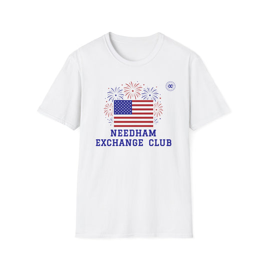 NEC + flag + fireworks: Classic Softstyle T-Shirt