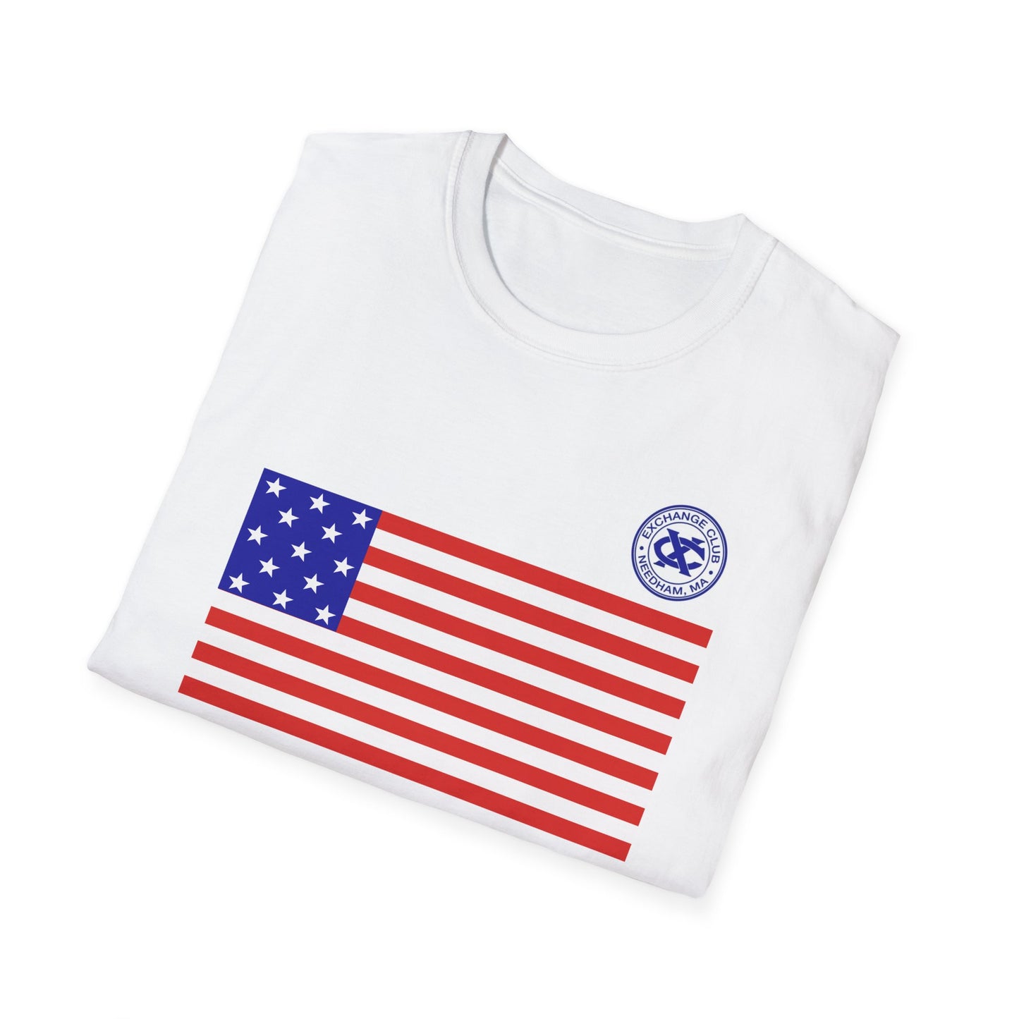 Flag + NEC logo: Classic Softstyle T-Shirt