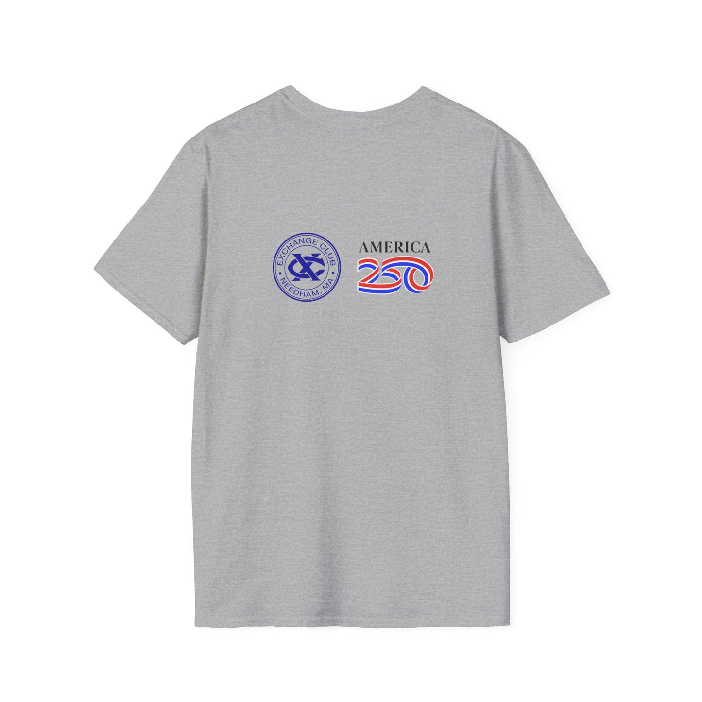 NEC + flag + fireworks (no logo): Classic Softstyle T-Shirt