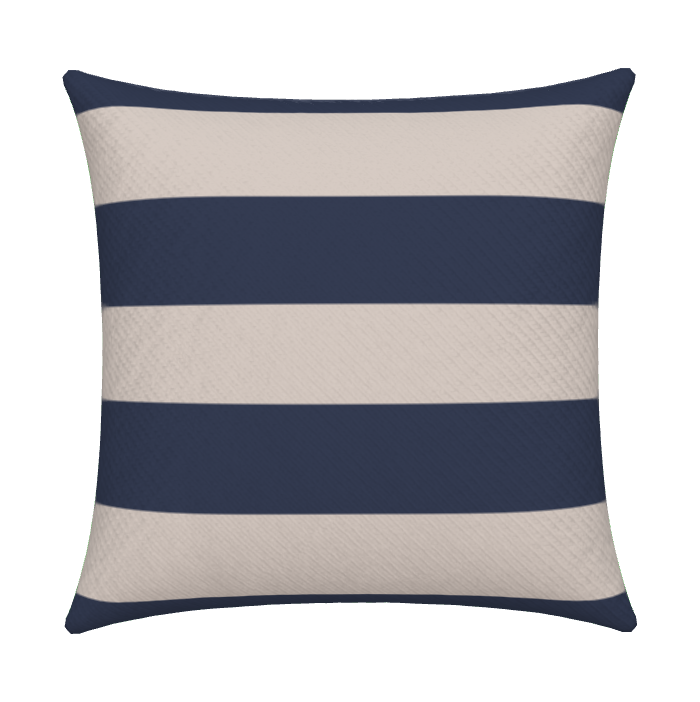 The Namesake: Striped Knit Pillow
