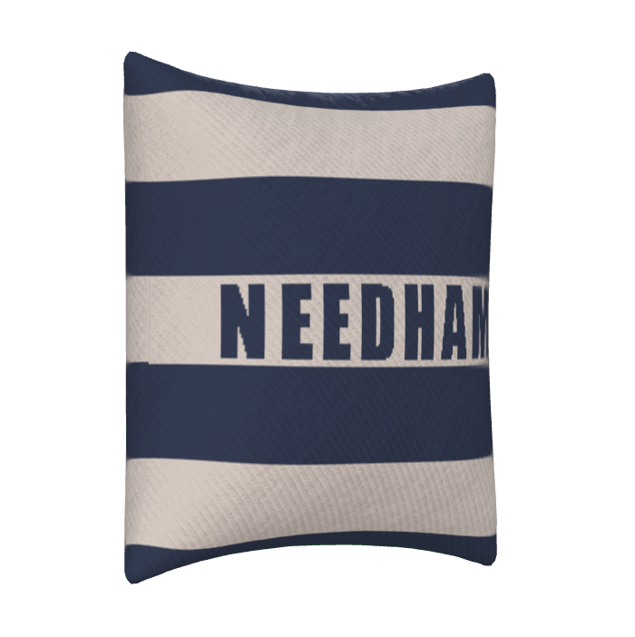 Needham Namesake: Striped Knit Pillowcase