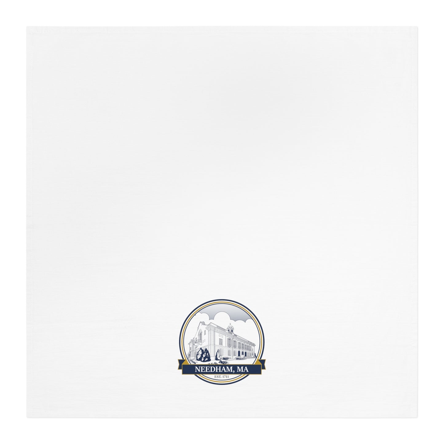 Needham Town Hall: Flour Sack Tea Towel