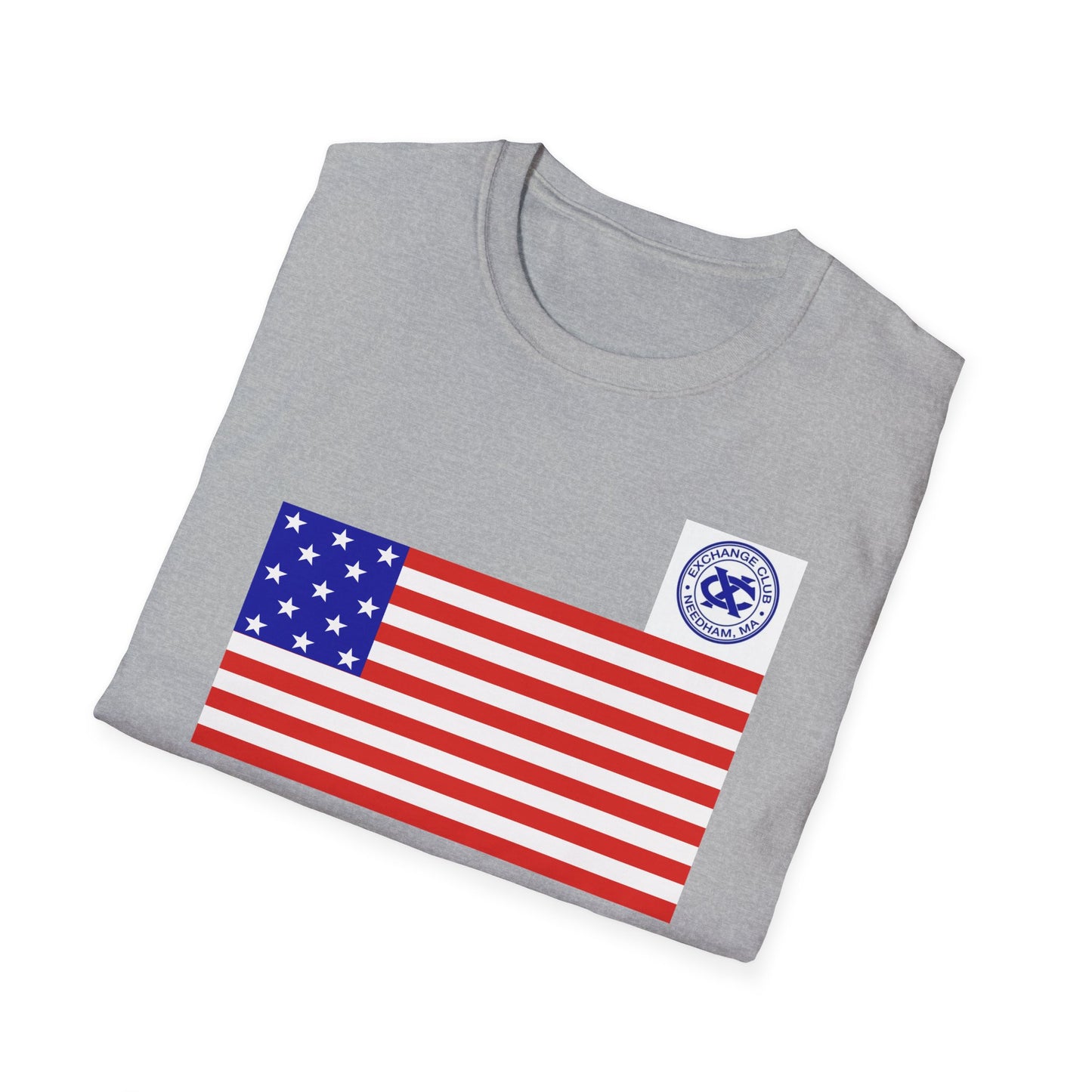 Flag + NEC logo: Classic Softstyle T-Shirt