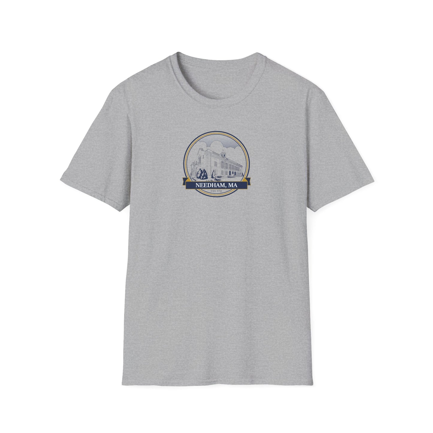 Needham Town Hall: Classic Softstyle T-Shirt