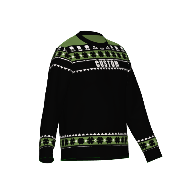 St Patrick's Day: Classic Crewneck Sweater - Custom Text