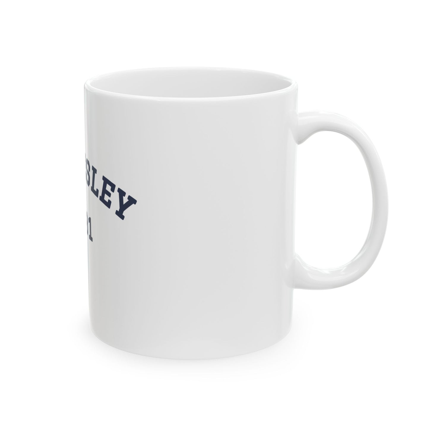 Wellesley 02481: Ceramic Coffee Mug