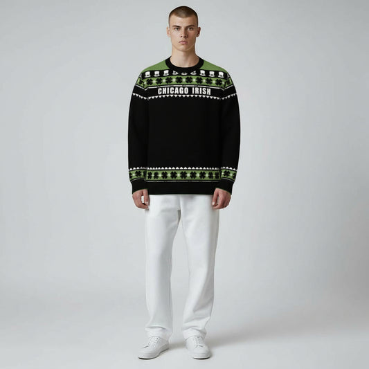St Patrick's Day: Classic Crewneck Sweater - Chicago Irish
