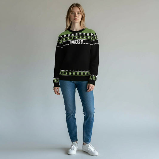 St Patrick's Day: Classic Crewneck Sweater - Custom Text