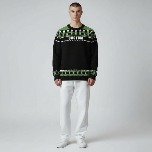 St Patrick's Day: Classic Crewneck Sweater - Custom Text