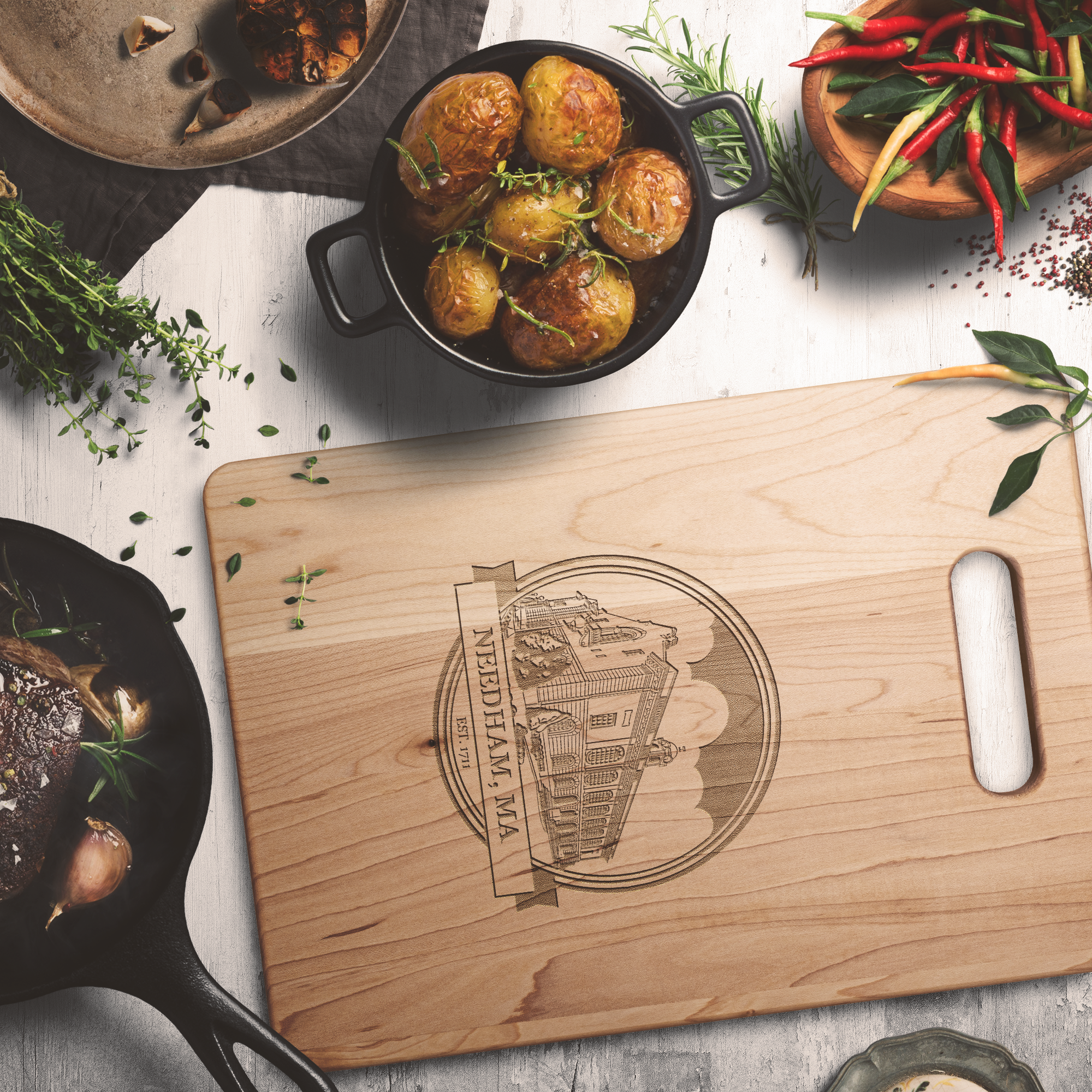 Needham_Town_Hall_Maple_Cutting_Board_Maple_V_Lifestyle_Mockup.png