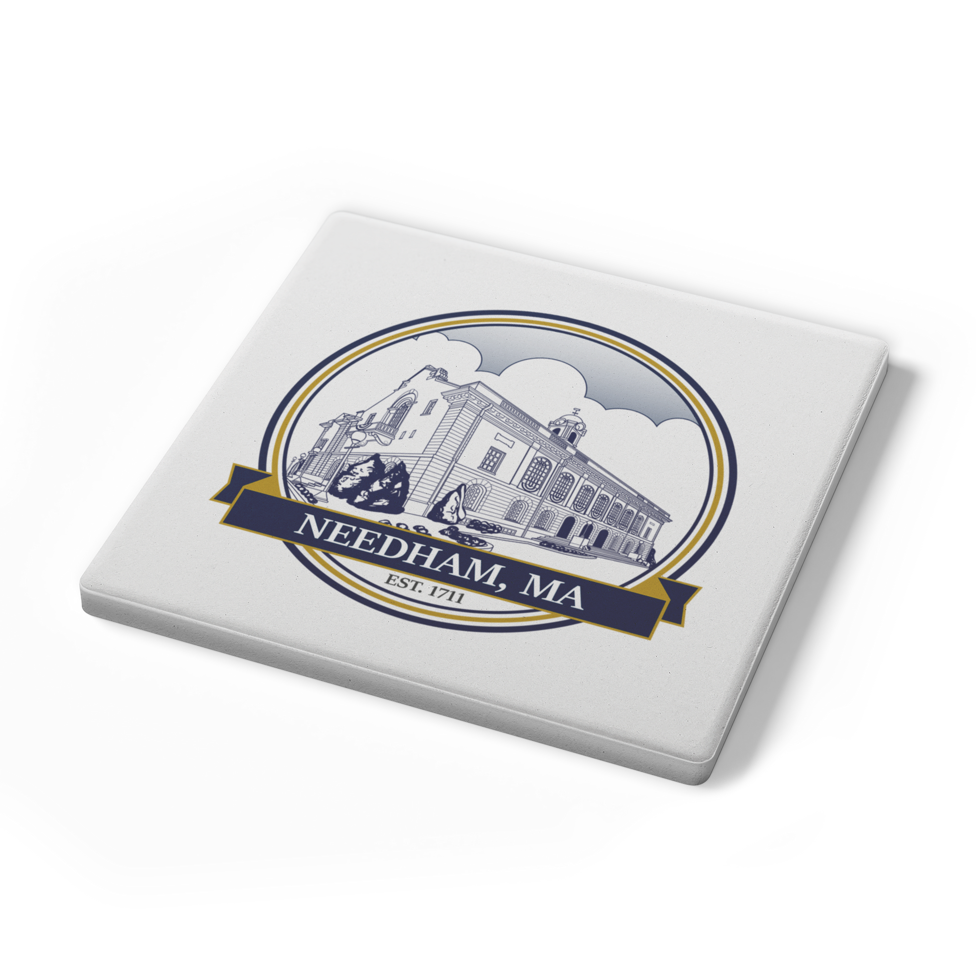 Needham_Town_Hall_Stone_Coasters_SquareStoneCoaster_Angle_Mockup.png