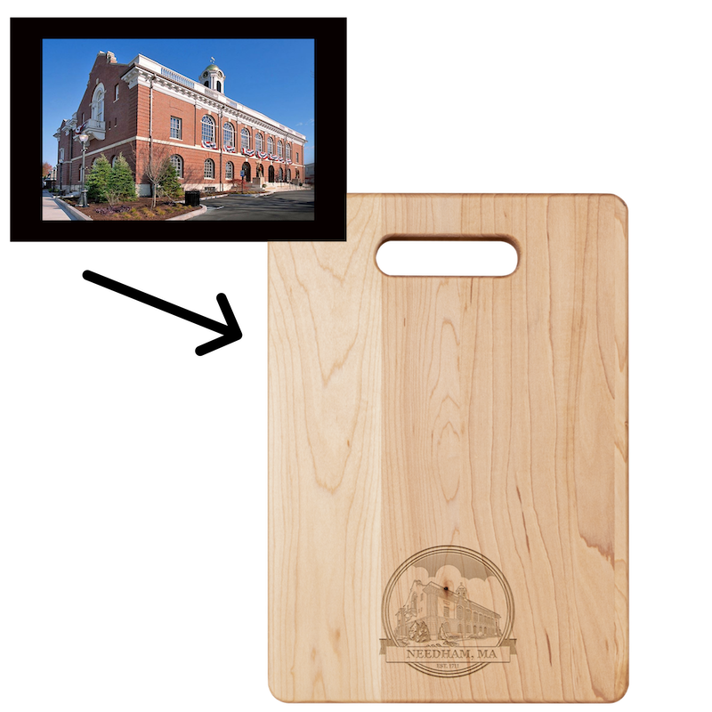 Town Icon: Maple Cutting Board