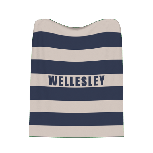 Wellesley Namesake: Striped Knit Blanket