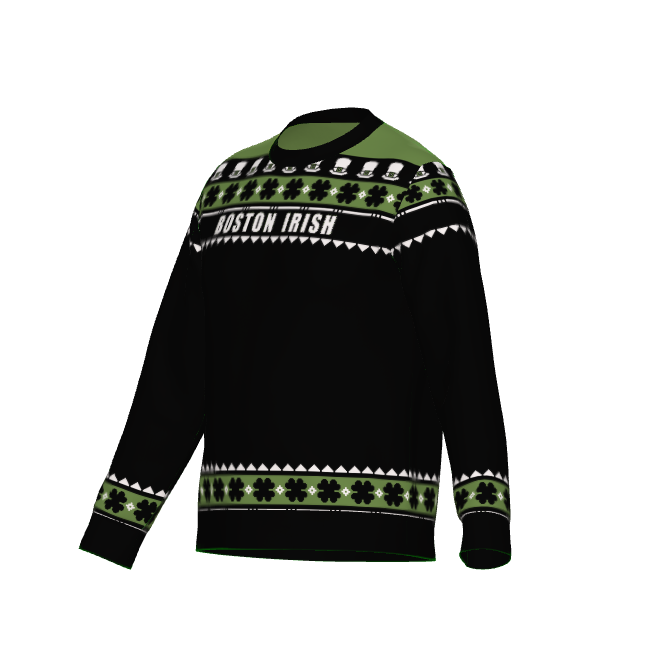 St Patrick's Day: Classic Crewneck Sweater - Boston Irish