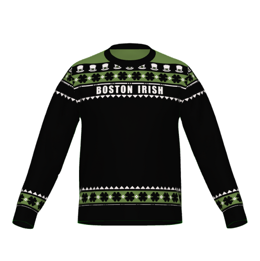 St Patrick's Day: Classic Crewneck Sweater - Boston Irish