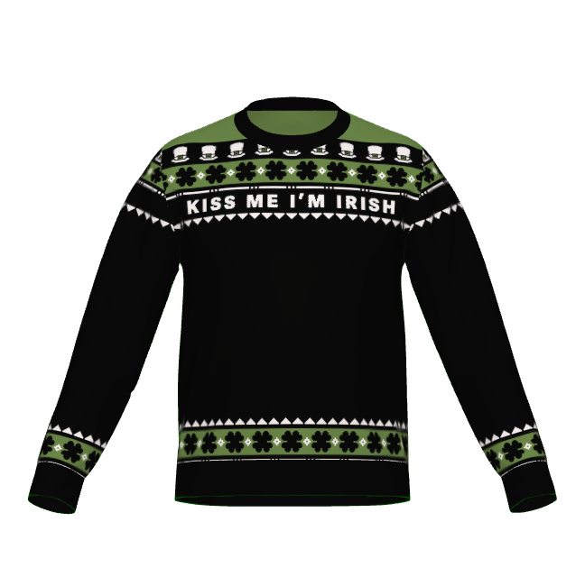 St Patrick's Day: Class Crewneck Sweater - Kiss Me, I'm Irish