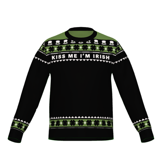 St Patrick's Day: Class Crewneck Sweater - Kiss Me, I'm Irish