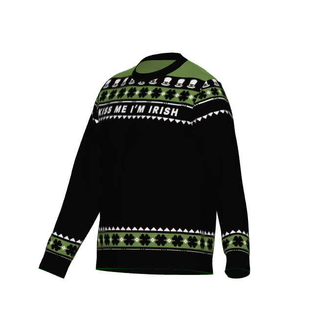 St Patrick's Day: Class Crewneck Sweater - Kiss Me, I'm Irish