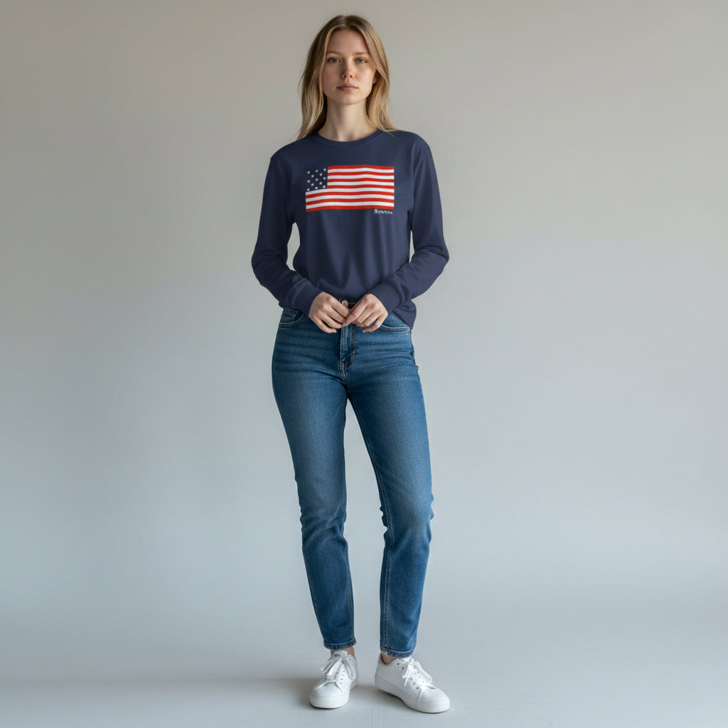 Newton Americana: Relaxed Fit Sweater